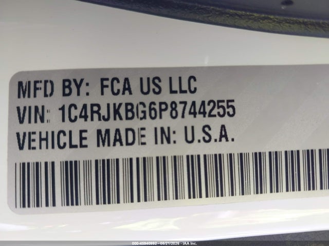 Продажа на аукционе авто 2023 Jeep Grand Cherokee L Limited 4x4, vin: 1C4RJKBG6P8744255, номер лота: 45940992