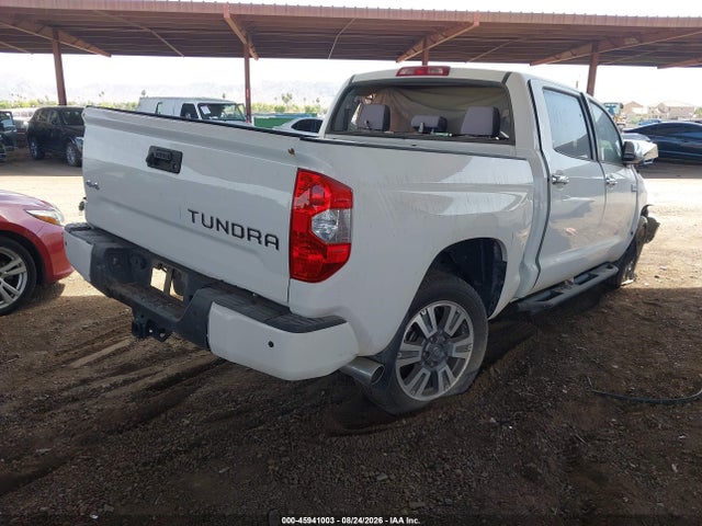 2019 Toyota Tundra Platinum 5.7l V8 მანქანა იყიდება აუქციონზე, vin: 5TFAY5F10KX804514, აუქციონის ნომერი: 45941003