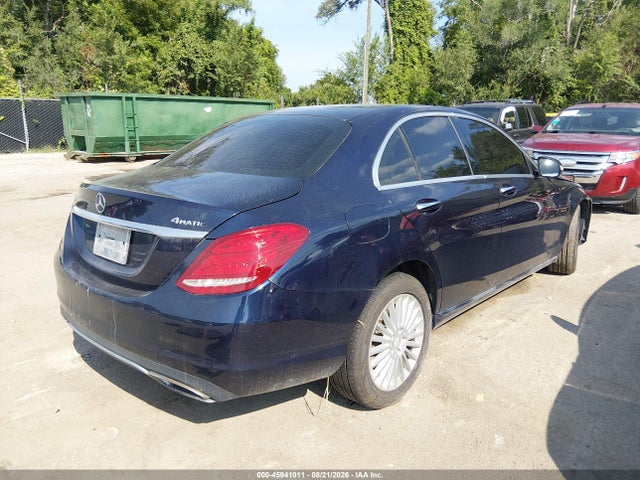 45941011 :رقم المزاد ، 55SWF4KB8FU006281 vin ، 2015 Mercedes-benz C 300 Luxury 4matic مزاد بيع
