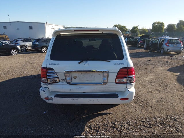 2007 Lexus Lx 470 მანქანა იყიდება აუქციონზე, vin: JTJHT00WX74029357, აუქციონის ნომერი: 45941033
