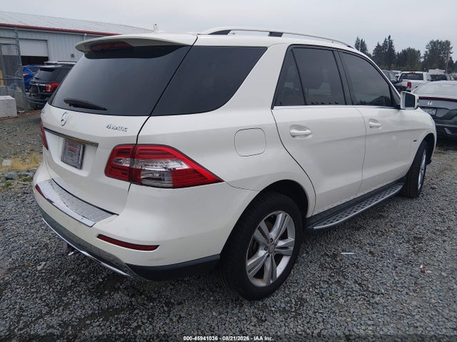 Продаж на аукціоні авто 2012 Mercedes-benz Ml 350 4matic, vin: 4JGDA5HB9CA009968, номер лоту: 45941036