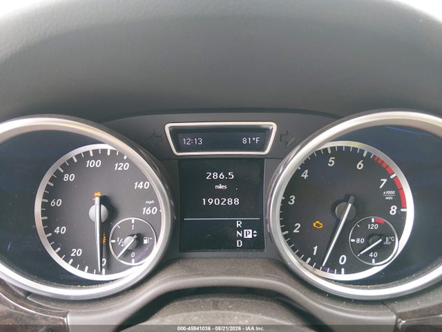 Продаж на аукціоні авто 2012 Mercedes-benz Ml 350 4matic, vin: 4JGDA5HB9CA009968, номер лоту: 45941036
