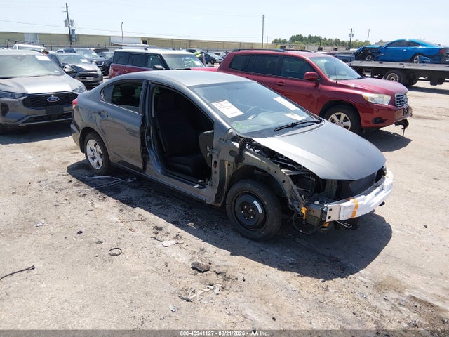 45941127 :رقم المزاد ، 19XFB2F54DE208981 vin ، 2013 Honda Civic Lx مزاد بيع