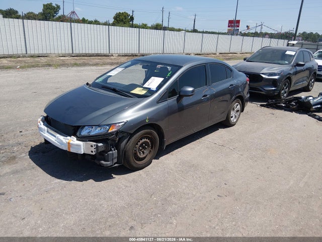 Продаж на аукціоні авто 2013 Honda Civic Lx, vin: 19XFB2F54DE208981, номер лоту: 45941127