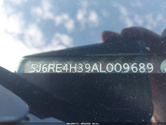 2010 Honda Cr-v Lx მანქანა იყიდება აუქციონზე, vin: 5J6RE4H39AL009689, აუქციონის ნომერი: 45941171