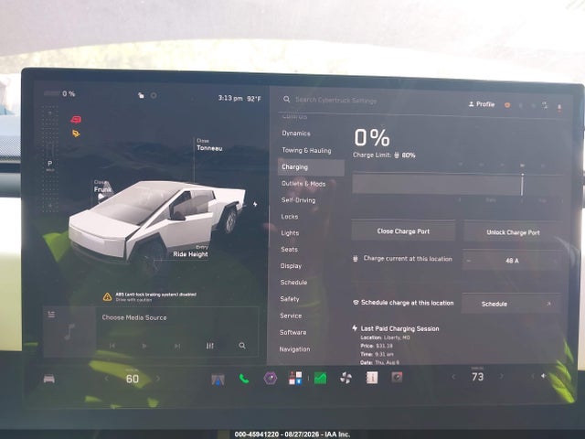 45941220 :رقم المزاد ، 7G2CEHED1RA035678 vin ، 2024 Tesla Cybertruck All-wheel Drive مزاد بيع