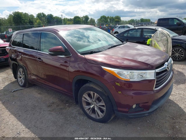 Продажа на аукционе авто 2014 Toyota Highlander Le Plus V6, vin: 5TDBKRFHXES009488, номер лота: 45941267