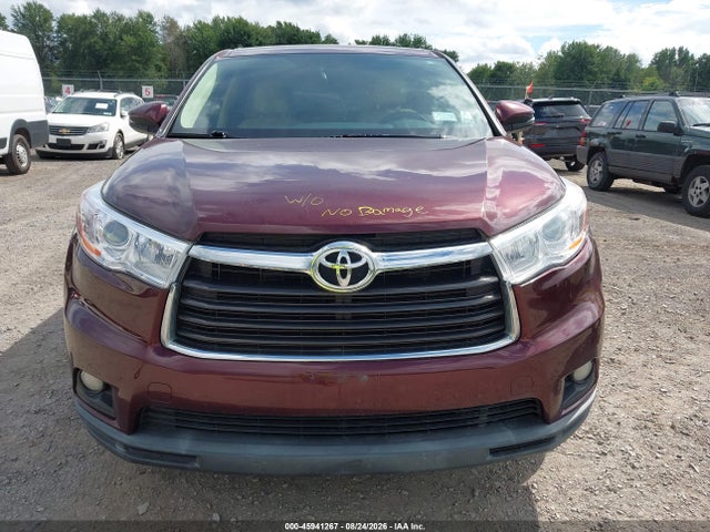 Продажа на аукционе авто 2014 Toyota Highlander Le Plus V6, vin: 5TDBKRFHXES009488, номер лота: 45941267