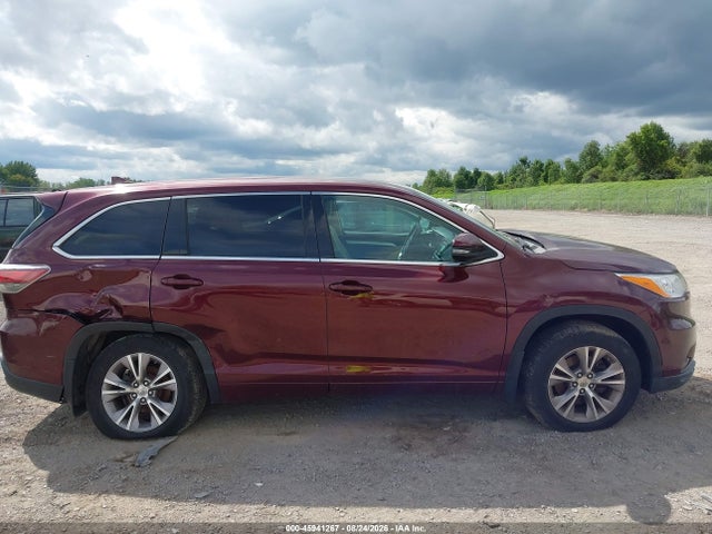 Продажа на аукционе авто 2014 Toyota Highlander Le Plus V6, vin: 5TDBKRFHXES009488, номер лота: 45941267