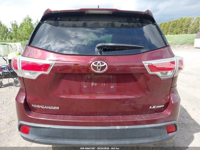Продажа на аукционе авто 2014 Toyota Highlander Le Plus V6, vin: 5TDBKRFHXES009488, номер лота: 45941267