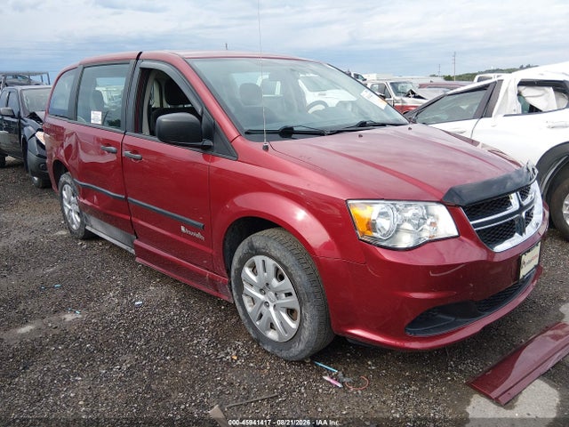 45941417 :رقم المزاد ، 2C4RDGBG1ER465818 vin ، 2014 Dodge Grand Caravan American Value Pkg مزاد بيع