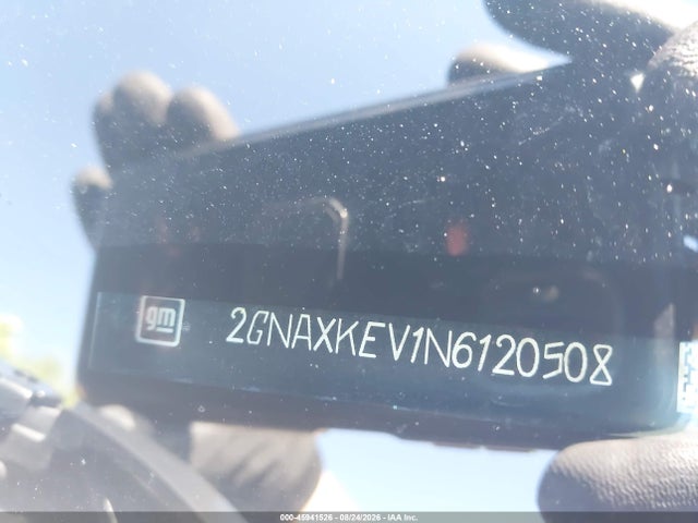 Продаж на аукціоні авто 2022 Chevrolet Equinox Fwd Lt, vin: 2GNAXKEV1N6120508, номер лоту: 45941526