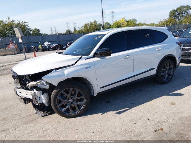 2022 Acura Mdx A-spec Package მანქანა იყიდება აუქციონზე, vin: 5J8YE1H01NL023115, აუქციონის ნომერი: 45941595