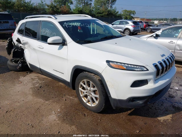 2016 Jeep Cherokee Latitude მანქანა იყიდება აუქციონზე, vin: 1C4PJMCB1GW345481, აუქციონის ნომერი: 45941612