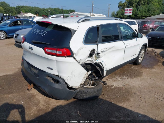 2016 Jeep Cherokee Latitude მანქანა იყიდება აუქციონზე, vin: 1C4PJMCB1GW345481, აუქციონის ნომერი: 45941612