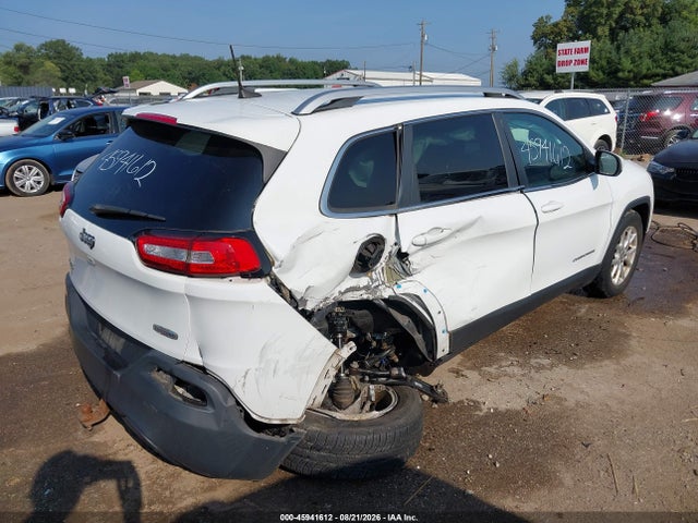 2016 Jeep Cherokee Latitude მანქანა იყიდება აუქციონზე, vin: 1C4PJMCB1GW345481, აუქციონის ნომერი: 45941612