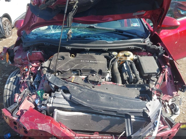 45941665 :رقم المزاد ، 3G1BE6SM2HS526222 vin ، 2017 Chevrolet Cruze Lt Auto مزاد بيع