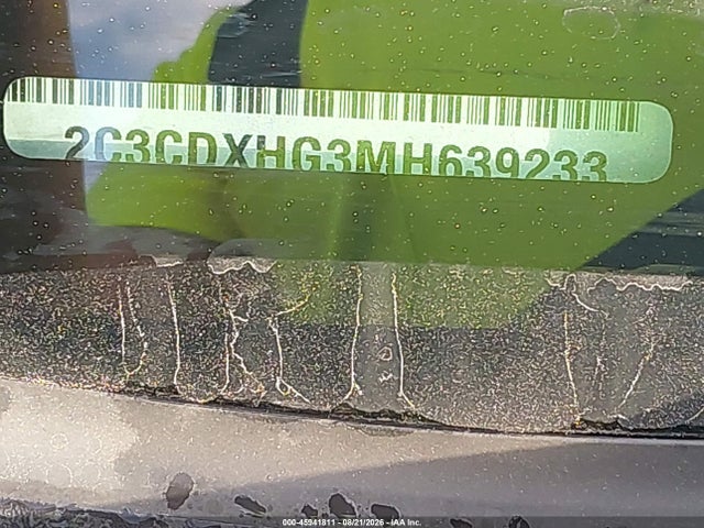 Aukcja sprzedaży 2021 Dodge Charger Gt Rwd, vin: 2C3CDXHG3MH639233, numer aukcji: 45941811