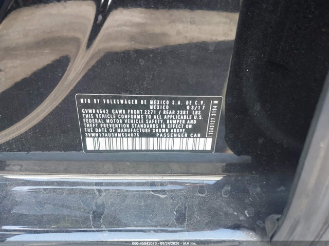 Продажа на аукционе авто 2017 Volkswagen Golf Alltrack Tsi S/tsi Se/tsi Sel, vin: 3VWH17AU3HM534075, номер лота: 45942070