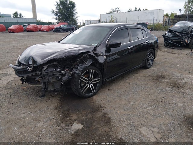 45942131 :رقم المزاد ، 1HGCR2F11HA291453 vin ، 2017 Honda Accord Sport Se مزاد بيع