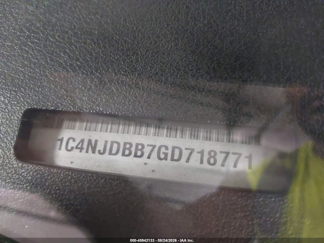 Продаж на аукціоні авто 2016 Jeep Compass Sport, vin: 1C4NJDBB7GD718771, номер лоту: 45942133