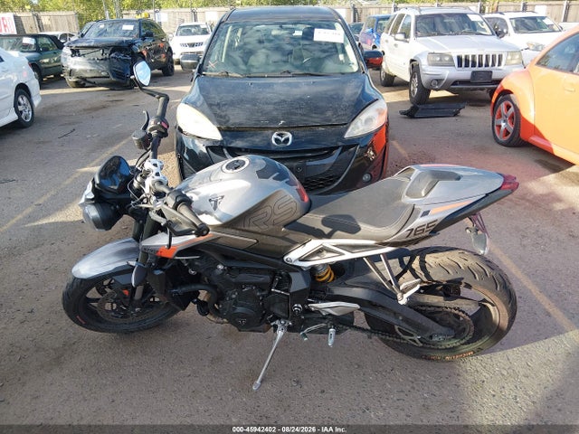 45942402 :رقم المزاد ، SMTA614K4RTBR8425 vin ، 2024 Triumph Motorcycle Street Triple 765 Rs مزاد بيع