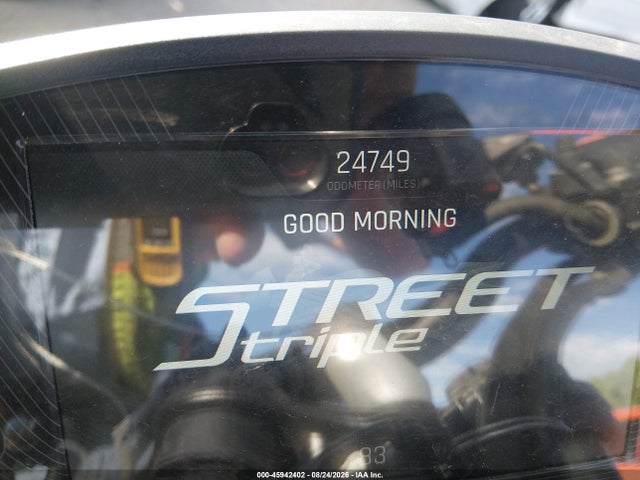 45942402 :رقم المزاد ، SMTA614K4RTBR8425 vin ، 2024 Triumph Motorcycle Street Triple 765 Rs مزاد بيع