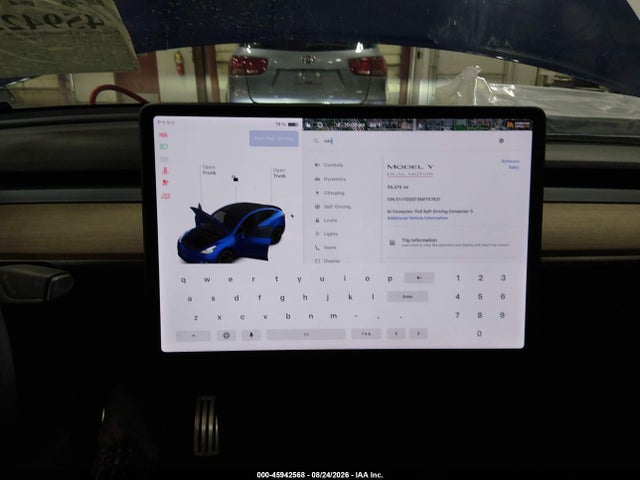 2021 Tesla Model Y Performance Dual Motor All-wheel Drive მანქანა იყიდება აუქციონზე, vin: 5YJYGDEF3MF157631, აუქციონის ნომერი: 45942568