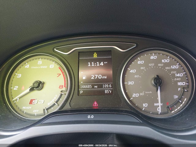 Продажа на аукционе авто 2016 Audi S3 Premium Plus, vin: WAUB1GFF0G1025220, номер лота: 45942695