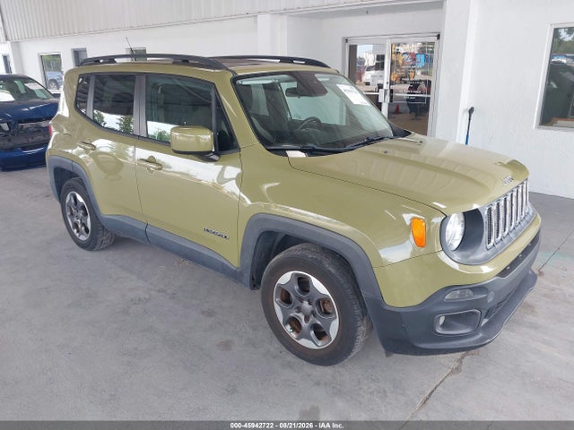Продажа на аукционе авто 2015 Jeep Renegade Latitude, vin: ZACCJABH5FPB80971, номер лота: 45942722