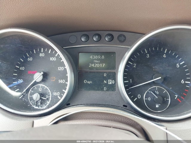Aukcja sprzedaży 2009 Mercedes-benz Ml 350 4matic, vin: 4JGBB86E69A463350, numer aukcji: 45942793