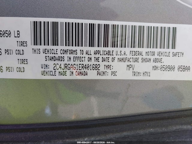 RAM Cargo Tradesman 2014 2C4JRGAG1ER401682 Image 9