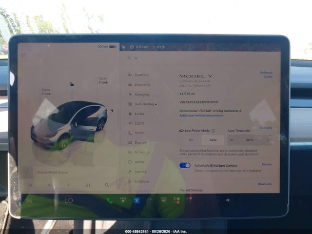 Aukcja sprzedaży 2023 Tesla Model Y Awd/long Range Dual Motor All-wheel Drive, vin: 7SAYGAEE4PF912959, numer aukcji: 45942861