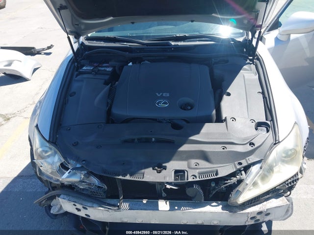 2006 Lexus Is 250 მანქანა იყიდება აუქციონზე, vin: JTHBK262165007234, აუქციონის ნომერი: 45942980
