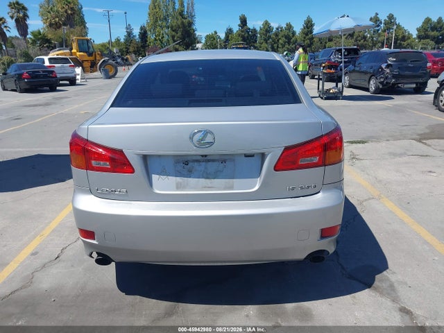 2006 Lexus Is 250 მანქანა იყიდება აუქციონზე, vin: JTHBK262165007234, აუქციონის ნომერი: 45942980