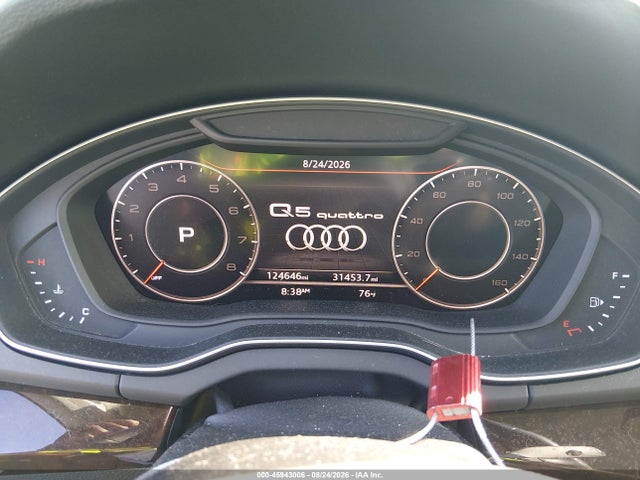 45943006 :رقم المزاد ، WA1BNAFY3J2221394 vin ، 2018 Audi Q5 2.0t Premium/2.0t Tech Premium مزاد بيع