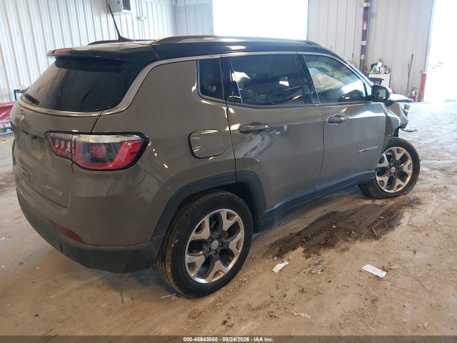 45943080 :رقم المزاد ، 3C4NJDCB0KT817837 vin ، 2019 Jeep Compass Limited 4x4 مزاد بيع