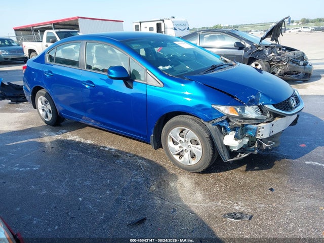 45943147 :رقم المزاد ، 19XFB2F57DE050135 vin ، 2013 Honda Civic Lx مزاد بيع