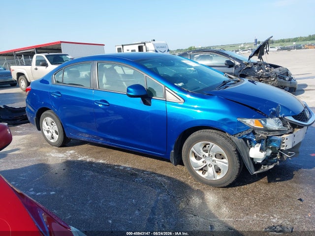 45943147 :رقم المزاد ، 19XFB2F57DE050135 vin ، 2013 Honda Civic Lx مزاد بيع