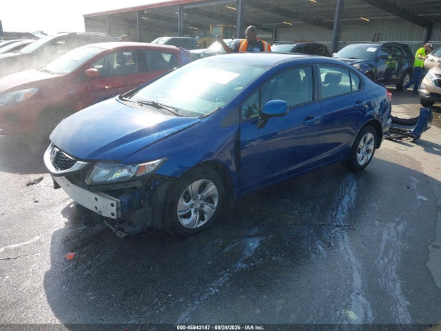 45943147 :رقم المزاد ، 19XFB2F57DE050135 vin ، 2013 Honda Civic Lx مزاد بيع
