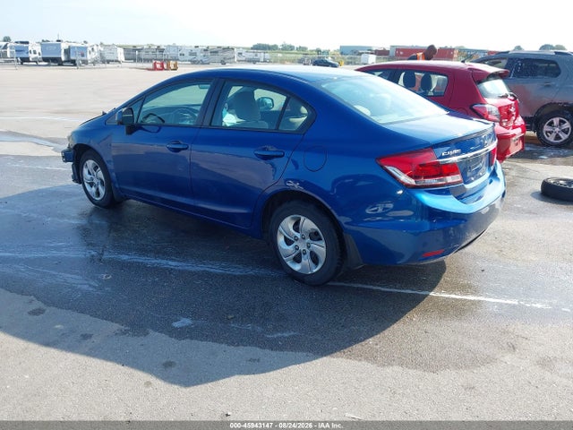 45943147 :رقم المزاد ، 19XFB2F57DE050135 vin ، 2013 Honda Civic Lx مزاد بيع