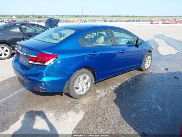 45943147 :رقم المزاد ، 19XFB2F57DE050135 vin ، 2013 Honda Civic Lx مزاد بيع
