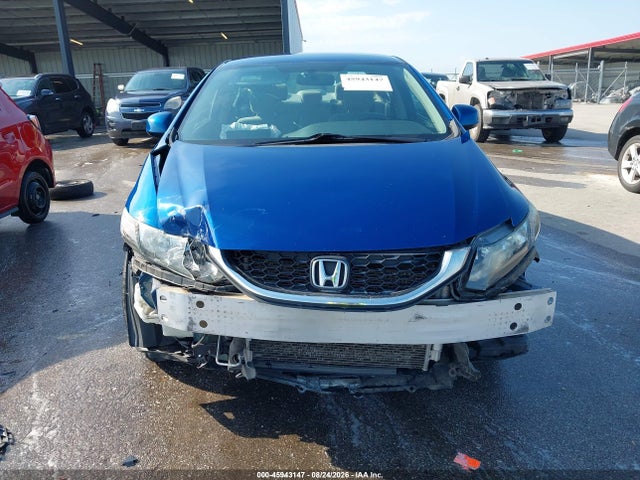 45943147 :رقم المزاد ، 19XFB2F57DE050135 vin ، 2013 Honda Civic Lx مزاد بيع