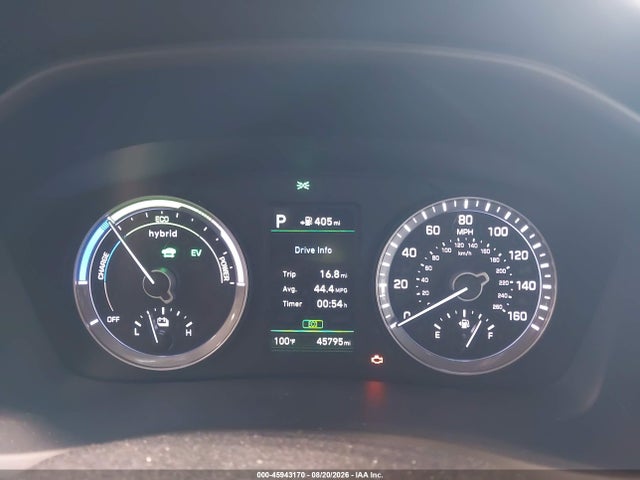 45943170 :رقم المزاد ، KMHE24L3XJA086826 vin ، 2018 Hyundai Sonata Hybrid Se مزاد بيع