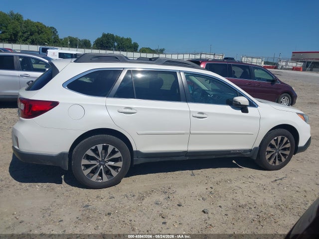 2017 Subaru Outback 2.5i Limited მანქანა იყიდება აუქციონზე, vin: 4S4BSANC7H3213691, აუქციონის ნომერი: 45943206