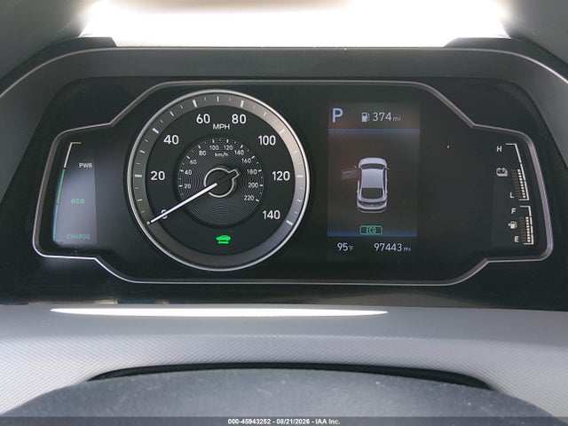 45943252 :رقم المزاد ، KMHC65LC8LU233227 vin ، 2020 Hyundai Ioniq Hybrid Blue مزاد بيع
