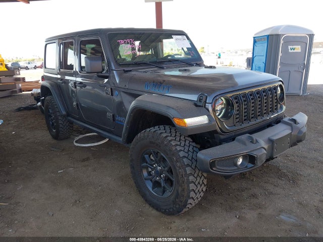 Продаж на аукціоні авто 2025 Jeep Wrangler 4xe Willys 4xe, vin: 1C4RJXN61SW578618, номер лоту: 45943288