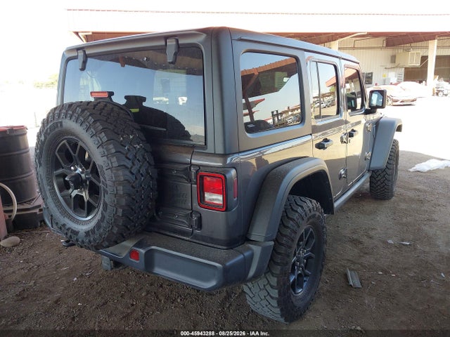 Aukcja sprzedaży 2025 Jeep Wrangler 4xe Willys 4xe, vin: 1C4RJXN61SW578618, numer aukcji: 45943288