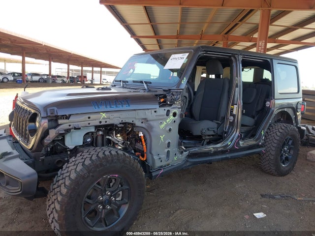 Aukcja sprzedaży 2025 Jeep Wrangler 4xe Willys 4xe, vin: 1C4RJXN61SW578618, numer aukcji: 45943288