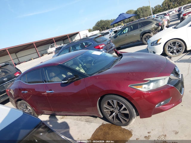 Продажа на аукционе авто 2018 Nissan Maxima 3.5 Sv, vin: 1N4AA6APXJC400847, номер лота: 45943377